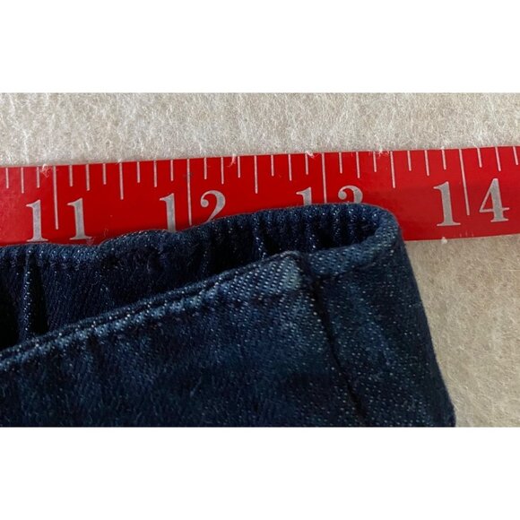 Susan Graver Women's Dark Blue Denim Bootcut Jeans Size 2 Tall - Picture 10 of 10